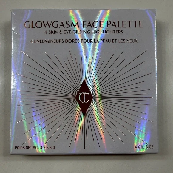 CHARLOTTE TILBURY Glowgasm Face Palette Lightgasm Light/MedRadiant Highlighter - Picture 3 of 7